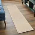 thumbnail image 4 of Vintage Cream Large Area Rugs for Bedroom Living Room, Soft Non Slip Carpet Bedside Rug, Farmhouse Retro Beige Solid Color Rectangular Floor Cover Kitchen Accent Rug 2'x6' for Dining Room/Office, 4 of 9