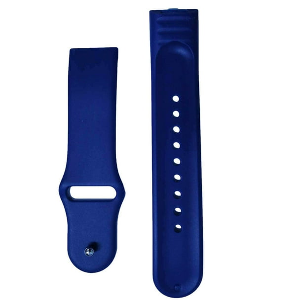 Enqiretly Silicone Durable Y68 Y68PLUS X6plus D20 D20s Y68s Wrist Strap for Smart Watch Smartwatch Replaceable Bracelet Strap Watchband Blue 1Set