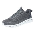 thumbnail image 5 of Running Tennis Shoes for Men Lightweight Breathable Mesh Lace up Driving Golf Nursing Work Sneakers, 5 of 6