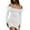 White, variant on TSADFHJI Skirts for Women Short Length Ruffled Women's One Shoulder Skinny Long Sleeved Halter High Waist Slim Fit Wrap Dress S Black