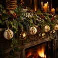 thumbnail image 4 of Christmas Ornaments Ball 12PC/6cm Electroplated Painted Christmas Ball Set, 4 of 7