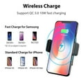 thumbnail image 2 of Qi Certified Robotic Fast Wireless Charge Phone Mount with Suction Base for Motorola Droid Maxx, Droid Mini / Droid Turbo/ Turbo 2/ Moto Maxx/ Moto 360 Smart Watch (Black), 2 of 6