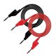 thumbnail image 1 of Kit De Cables De Prueba De Enchufe Banana, Kit De Cables De Prueba De Silicona Con Enchufe Banana 2000 V Con Cubierta De Seguridad Apilable Flexible Para Pruebas Eléctricas, 1 of 7