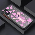 thumbnail image 3 of Matte Case for Samsung Galaxy M62 M53 M52 M51 M33 M32 M31 M30S M23 5G J8 J7 J6 J5 J4 Case Funda Capa Lilo & Stitch Cartoon Anime, 3 of 5