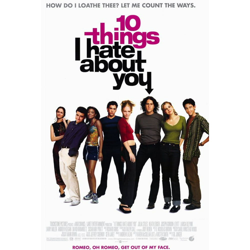 Ten Things I Hate About You Streaming Vostfr Ten Things I Hate About You (1999) 11x17 Movie Poster - Walmart.com