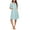 Green Floral, variant on Sleepwear Womens Snap Front Nightgown Housecoat Cotton Duster Short Sleeve House Dress Green Floral Large Pat2 L