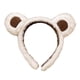 thumbnail image 1 of HAPINARY Diadema con orejas de oso Diadema de oso para mujeres adultas Tocado animal Diadema spa Moda Tejido Marrón, 1 of 4