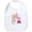 Cloud White, variant on CafePress - Peppa Pig: Even Bigger Sister - Cute Cotton Cloth Baby Bib, Toddler Bib