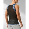 thumbnail image 3 of FEOYA Sleeveless Muscle Shirts Mens Camo Youth Workout Tank Top Vest Fitness Camouflage Undershirts Breathable Patchwork Vest T-Shirts Casual Activewear for Athletic Sport Gym Yoga L, 3 of 7