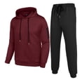 thumbnail image 7 of COOFANDY Men's Tracksuit 2 Piece Hooded Athletic Sweatsuits Casual Running Jogging Sport Suit Sets, 7 of 7
