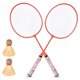thumbnail image 3 of Raquetas de BáDminton para NiñOs, Juego Deportes Raqueta Volantes con 2 Pelotas Jugadores, Interior, Exterior, Deporte, Verde, 3 of 10