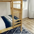 thumbnail image 4 of Plank+Beam Solid Wood Twin over Twin Bunk Bed with Ladder for Adults, No Box Spring Needed, 4 of 9