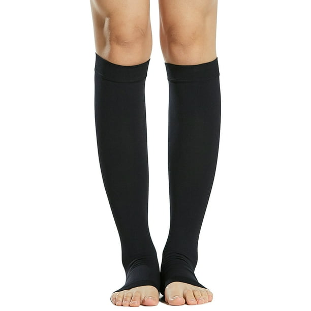 1 Pair Compression Socks Men Women 2030mmHg Open Toe Compression