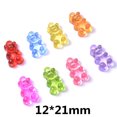 thumbnail image 1 of iYOE 20pcs Vertical Hole Gummy Bear Beads Transparent Matte Beads For Making Bracelet Charms Necklace Earring Pendant, 1 of 5