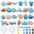 thumbnail image 1 of Art Craft Kit WinnerWhy, juego de 24 pinturas cerámicas Ocean, 1 of 6