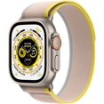 thumbnail image 2 of Apple Watch Ultra (GPS + Cellular) Caja de titanio de 49 mm con bucle de trail amarillo/beige - S/M - Titanio, 2 of 4