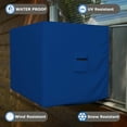 thumbnail image 4 of Window AC Cover 18 Oz Waterproof - 100% Weather Resistant AC Window Unit Cover with Air Pockets and Elastic for Snug Fit (21W x 16D x 15H, Blue), 4 of 6