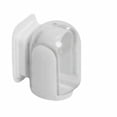 thumbnail image 2 of White Toothbrush Holder with Cover | Wall Mounted Bathroom Organizer | Self Adhesive No Drill Storage | Shower Dorm Kitchen Toothbrush Rack | 1 Piece, 2 of 8