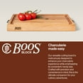 thumbnail image 4 of John Boos Handle Board Reversible Wood Cutting Board with Handles, Maple, 4 of 8