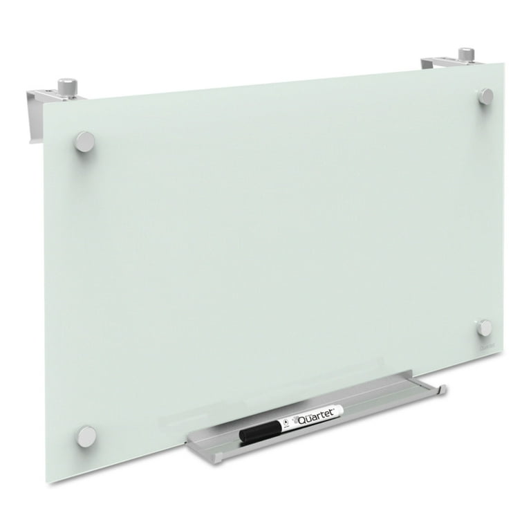 Infinity Magnetic Glass Dry Erase Cubicle Board, 30 x 18, White Surface Infinity Magnetic Glass Dry Erase Cubicle Board, 30 x 18, White Surface