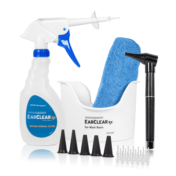 EarClear Rx Rigid Tip Self Ear Washing Kit for Ear Wax Removal
