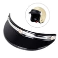 thumbnail image 2 of S SERENABLE Helmet Visor Peak 3 Snaps Helmet Visor Protector for Half Helmets Parts Black, 2 of 9