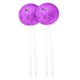 thumbnail image 5 of 2 cordones para patines con cascabeles, 25 cm, ligeros, para patinar. Taro morado, 5 of 9