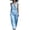 Sky Blue, variant on Women's Summer Sleeveless Linen 2 Piece Set, Wrap Front Blouse Wide Leg Pants with Pockets, Loose Fitting Casual Beach Vacation Wear Outfits Sky Blue S