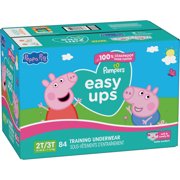 Pampers Easy Ups Peppa Potty Training Pants Girls Size 2T-3T, 84 Count (Select for More Options)