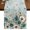Blue, variant on Teal Cream Tulip Burlap Cotton Table Runner 13x36 Inches Short, Weeping Floral Butterflies Summer Farmhouse Table Runners, Outdoor Dining Table Decor for Baby Shower/Party/Wedding
