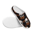 thumbnail image 3 of KLL Butterfly Skull Pattern Adult Unisex Cozy Slippers,Fuzzy Slip-on Slippers TPR Sole Slippers Comfort Plush Home Footwear for Indoor & Outdoor-11, 3 of 7