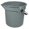 thumbnail image 2 of Rubbermaid Commercial 14-Quart Round Utility Bucket, 12" Diameter x 11-1/4"h, Gray Plastic, 2 of 2