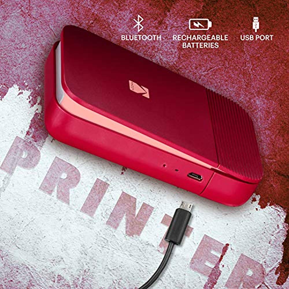 KODAK Smile Instant Digital Printer (Red) Photo Frames Bundle - image 5 of 7