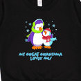 thumbnail image 3 of Inktastic My Great Grandma Loves Me Cute Penguins Toddler Sweatshirt, 3 of 4