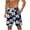 Black, variant on Summer Savings! MELDVDIB Mens Swim Trunks Big & Tall Swimsuit Elastic Waist Floral Print Swim Board Shorts Bathing Suit Summer Casual Hawaiian Beach Shorts with Pockets Black L