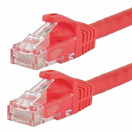 UPC: 0710348874156 | Monoprice Patch Cord Cat 6 Flexboot Red 0.5 ft. 9816