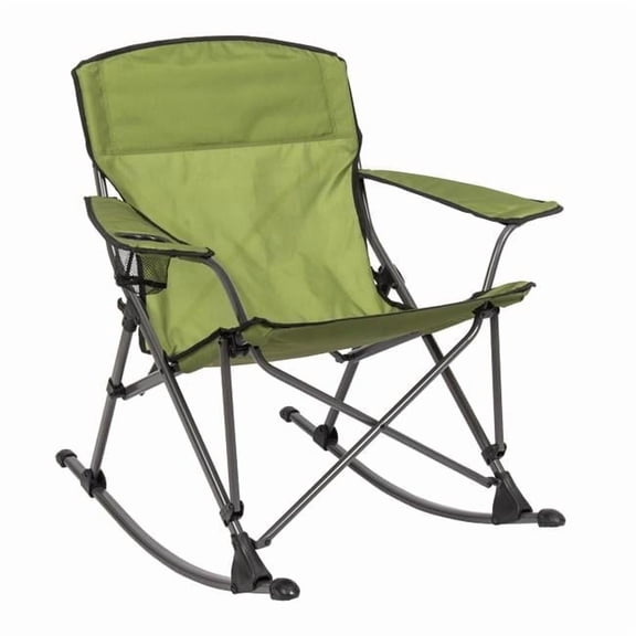Rio Soft Arm Rocking Quad Chair - Moss