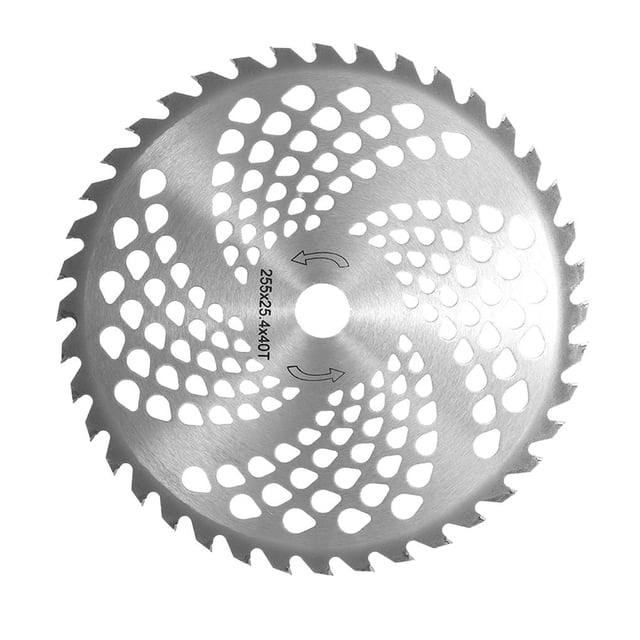 Riwesomey 40T Cuchilla de corte de acero duro Desbrozadora Hierba Jardín Cortacésped Trimmer Tool Jardín y Patio Riwesomey TO004330-00