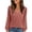 Watermelon Red, variant on yillto Womens Sweaters Lace Long Sleeve V Neck Knit Fashion Tops Lightweight Dressy Trendy Sweater