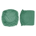 thumbnail image 2 of Dining Room Chair Cover, Office Chair Cover, Dustproof Back Cover Stretch Washable Chair Seat Protector, for Kitchen Home Party Restaurant Green, 2 of 8