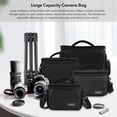 thumbnail image 2 of Cwatcun Camera Bag Travel Camera Shoulder Bag Water-resistant Shock-proof Camera Case for Mirrorless Camera with Removable Dividers And Shoulder Strap, 2 of 9