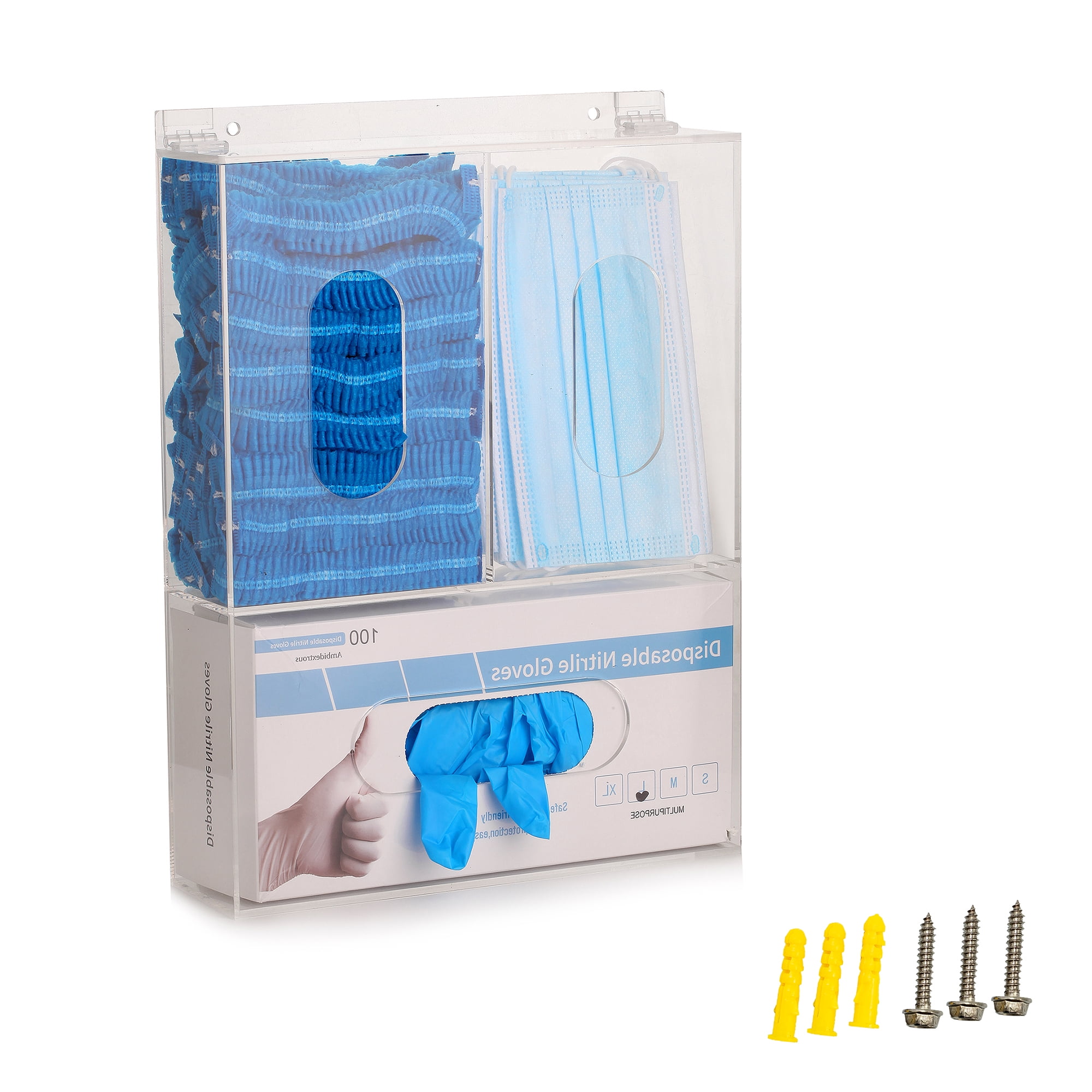 M&T Displays Floor Stand Universal Holder for Healthcare Product Box  Medical Face Mask Disposable Glove Wipe Facial Tissue for Shop Hospital  Restaurant Hotel: : Industrial & Scientific