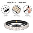thumbnail image 4 of Uemuo easter Printed Car Elastic Steering Wheel Cover - Universal Car Accessory for Diverse Cars Anti-Slip, and Comfortable- 15", 4 of 6