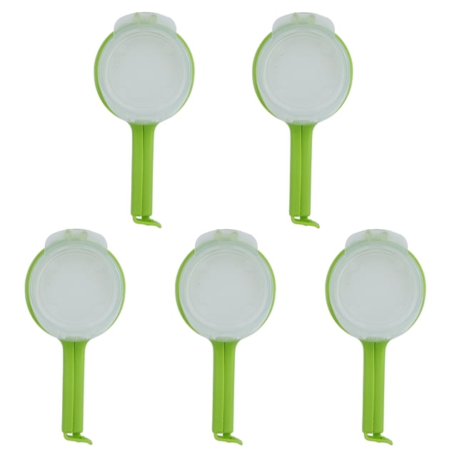 Clip para bolsa de alimentos, 5 piezas de plástico reutilizable, herramientas de cocina para alimentos, clip para sellar alimentos, diseño revolucionario