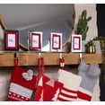 thumbnail image 3 of BirdRock Home 4 Pack Silver Photo Frame Stocking Holders, 3 of 9