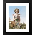 thumbnail image 2 of Antonie Boubong 19x24 Black Modern Framed Museum Art Print Titled - A Little Gardener (1886), 2 of 5