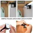 Child Safety Latches Easy Adhesive Baby Proofing Lock Drawers