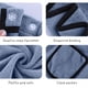 thumbnail image 3 of 80-180cm Bata para niños Aire acondicionado El vapor del sudor absorbe el agua y se seca rápidamente. Azul 80-180cm, 3 of 5