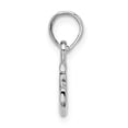 thumbnail image 2 of Finest Gold QC10436 Sterling Silver Polished 3D Mini Anchor Pendant  White, 2 of 4