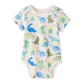 thumbnail image 4 of Garanimals Newborn & Baby Boy Cotton Lap-Shoulder Short-Sleeve Bodysuits, 4-Pack, Sizes 0–24M, 4 of 10